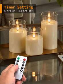 Holiday Celebration Candles - Transparent - View 1