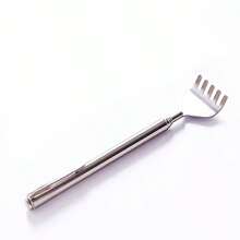 2pcs Telescopic Stainless Steel Back Scratcher, Portable Extendable Back Massager Tool, Pocket‑Size Pen‑Style Scratcher For Home Travel Use - View 4