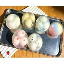 1 buah Set Bola Squishy Renyah Baru 2026, Mainan Remas Buatan Tangan yang Lentur, Bola Gelisah Sensorik Lembut, Mainan Tekstur Renyah, Hadiah Genggam Portabel untuk Anak-anak, Remaja & Dewasa (Warna & Gaya Acak) - MultiWarna - View 12