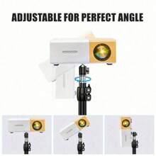Xiaohui 50cm-160cm Universal Portable Bracket For HY300 Mini Projector Tripod Stand Mount Max Load-Bearing 3.3 Pounds - Black - View 7