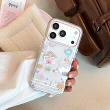 Kavenfort Transparent Cartoon Elephant Phone Case, Compatible With 18 Pro Max, Cute Planner Style, Compatible With IPhone 16, Soft Protective Shell, Compatible With 15, Anti-Drop, Compatible With 17, Cute, Girly Style, Creative, Cartoon Style, Cute, Fresh, Niche - Clear - View 11