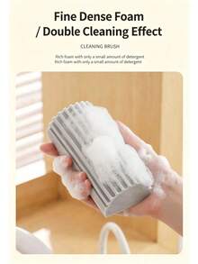 1/2/4/5pcs Multi-Purpose Wet Sponge Duster, Reusable Cleaning Sponge, Suitable For Kitchen, Car, Window, Sofa - A - View 5