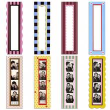 8-Pack Magnetic Photo Frame Set, Refrigerator Magnets Photo Frames, Colorful Vintage Style Vertical Photo Frames, For Refrigerator, Kitchen, And Home Decor - Multicolor - View 1
