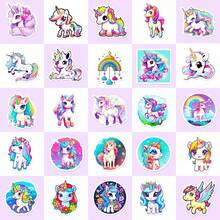 50pcs Kids Unicorn Stickers, Cute Sticker Set, Suitable For Laptop, Water Bottle, Books, Gifts, Bags, Suitcases, Scrapbooks, Cars, Etc., Waterproof Rainbow Stickers, Suitable For Teens And Adults. - Multicolor - View 6