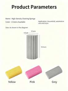 1/2/4/5pcs Multi-Purpose Wet Sponge Duster, Reusable Cleaning Sponge, Suitable For Kitchen, Car, Window, Sofa - A - View 9