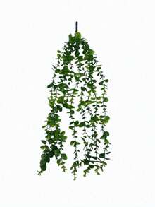 1/2pcs (2pcs With Pot/1set) Artificial Hanging Plants, Wall-Mounted Planter Decor, Suitable For Indoor, Outdoor, Living Room Shelf Decoration, Home Decor, Room Decor, Garden Decor, Wall Decor - Eucalyptus - View 13