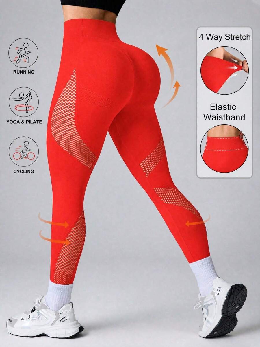 Protective Sports Bras - Red - View 1