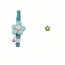 1pc Flower Decor Pet Collar With Pendant, Suitable For Small Cats And Dogs, Decorative Leash Function (Neck Circumference 20-31cm) - Pink - View 13