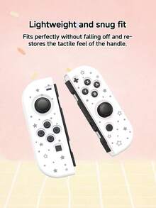 Xingji Minimalist Y2K Style Star & Polka Dot Element Game Console Protective Case, Suitable Compatible With Switch 2 (2025)/Switch OLED/Switch Console, Made Of Soft TPU Material Soft Shell/Hard Shell, Universal Storage Bag, No Need To Disassemble, Anti-Drop Anti-Dust, Ideal Gift Compatible With Switch Gamers - View 12