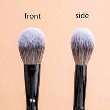 1pc 96 Makeup Blush Brush Flat Professional Blush Brush Blush Bronzer Makeup Brush Powder Blush Makeup Tool - Black - View 5