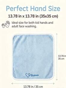 Personalized Embroidered Towel - Customizable Text/Suitable For Home, With Hanging Loop Hand Towel, Suitable For Outdoor, Kitchen, Travel - Modern Bath - Multicolor - View 5