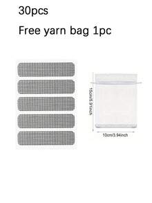 Self-Adhesive Screen Repair Patch, Suitable For Window Screen Drainage Holes And Damage, Screen Door Repair Tape - Multiple Styles - View 9