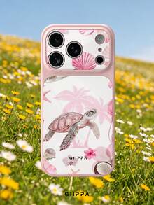 GIIPPA 1pc Turtle Pattern Design, Phone 17 Pro Max Phone Case, Compatible With Phone 16 Pro Max, 15 Pro Max, 14 Pro Max, Korean Style High-End Fashion Fun Phone Case, Suitable For 11/12/13/14/15/16 Pro Max Plus, Elegant Design For Men And Women, Perfect Gift For Girlfriend On Christmas, Valentine's Day, Easter, Wedding Season And Birthday! - Multicolor - View 9