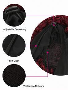 Women Black Short Kinky Curly Synthetic Headband Wig, Fluffy Natural Non‑Glueless No Lace Easy Wear Wig For Daily Party Date - Multicolor - View 10