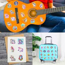 50pcs Kids Unicorn Stickers, Cute Sticker Set, Suitable For Laptop, Water Bottle, Books, Gifts, Bags, Suitcases, Scrapbooks, Cars, Etc., Waterproof Rainbow Stickers, Suitable For Teens And Adults. - Multicolor - View 12