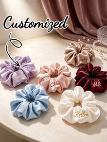 3pcs Customized Name Sleep Eye Mask Set With Storage Bag, Personalized Letter Sleep Mask, Best Bridesmaid Gift, Bridal Shower Gift, Personalized Wedding Favor, Shiny Faux Leather Eye Mask Gift Set - Multicolor - View 3