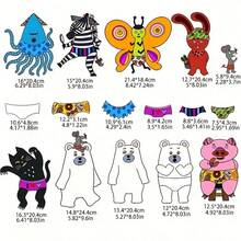hoojojo 17pcs Polar Bear's Underwear Felt Storytelling Props, Interactive English Classroom Game For Preschools, Educational Story Toy For Kids - Multicolor - View 3