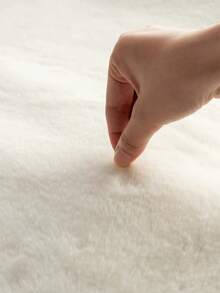 Soft Fluffy Cream White Carpet, Suitable For Bedroom, Living Room, Study, Office, Plush Bedroom Carpet, Non-Slip, Long Pile Carpet, Faux Fur Carpet, Living Room Carpet, Bedside Carpet, Decorative Carpet, Bedroom Decor, Autumn Home Decor, Room Decor, Autumn Decor, Autumn Home Decor - Ivory White - View 5