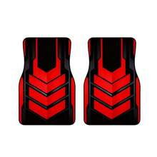 Cool Red And Black Mechanical Texture Car Universal Floor Mat Set, Suitable For Most Models, Combining Practicality And Aesthetics! With Unique Print, Enhancing Your Car'S Highlights. Whether For Daily Commuting Or Road Trips - A - View 10