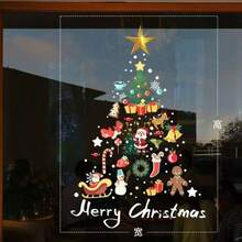 The Grinch 8pcs Christmas Static Window Stickers, Merry Grinchmas Holiday Static Decals, Glue-Free Reusable Glass Stickers For Christmas Home And Shop Window Holiday Decoration - Multicolor - View 7