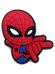 Disney Marvel Spider-Man Clog Shoe Charms, Shoe Buckle Decorative Accessories, Birthday Gift, Halloween Gift, Party Favors, Multiple Styles Available, DIY Shoe Decoration, Practical Accessory For Birthday Gifts And Daily Shoe Customization - A - View 6