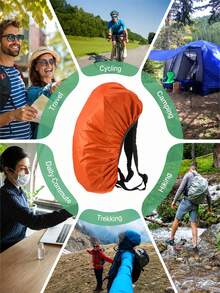 Outdoor Hiking Backpack Rain Cover, Unisex Cycling Waterproof Backpack Dust Cover, Back To School Waterproof Backpack Cover - Multiple Styles and Colors - View 4