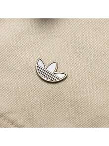 Adidas Originals Women's Sports Jacket P ESS TT Casual Colorblock Turn-Down Collar Canvas Short Jacket KE1069 - Grey Stone Khaki Brown - View 4