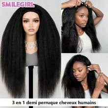 Human Affordable Wear & Go Wigs - Natural Black - View 2
