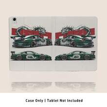 跑車 UV 列印平面圖案保護殼，適用於 / MatePad 11.5 2025 / MatePad SE 11 吋 / Honor 平板 / Honor 9 / 10 / X8A / Pad SE 11 吋 (2023) / Pad 2 / A9 / 11th Gen A16 - 款式19 - 查看 2