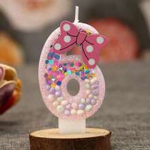1pc Birthday Number Candle With Pink Strawberry Design, Decorative Cake Candle, Perfect For Birthdays, Graduation, Room Decoration, Party Favors & Gifts - View 10