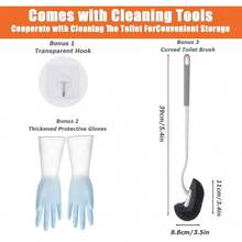 Upgraded Toilet Plunger, High Pressure Toilet Plunger, Powerful Drain Unclogger, Toilet Brush And Plunger Set, All Purpose Toilet Unclogging Bathroom(Plunger Upgrade) - Plunger Upgrade - View 7