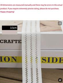 4 Yards/157 Inches High Quality Durable Elastic Band, 6cm/2.36 Inches Sewing Line, Suitable For Clothing And Handicrafts, Ideal Choice For Clothing Waistbands And Shoe/Hat Decorations - Multicolor - View 12