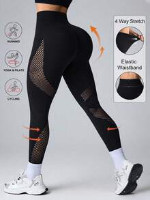 Protective Sports Bras - Black - View 1