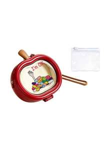 Apple Portable Pill Box With "I Am OK" Printed On It, 7-Day Medicine Dispensing Box, 2-In-1 Sealed Mini Portable Dispensing Box - Multicolor - View 14