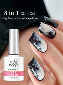 BORN PRETTY 10ml 8 In 1 Nail Gel Polish Base Gel&Watercolor Nail Extension Strengthener& Rhinestone Multifunctional Gel - 10ml - View 3