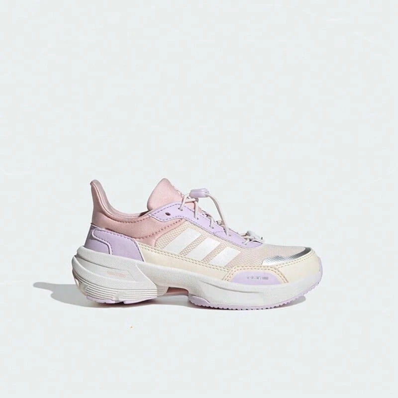 Adidas Big Kids Comfortable Versatile Durable Fashion Sports Casual Shoes - Pink - View 1