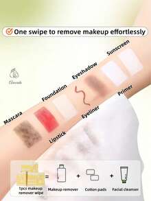 GUOXIAONIU Hydrating Cleansing Makeup Remover Wipes, Dual‑Sided Design, Individually Wrapped, Time‑Saving Effortless Fast Makeup Removal, Clean & Hygienic For Daily Use & Travel,Brand Beauty Cosmetic Makeup - Yellow - View 5