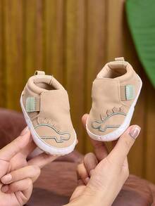 Sepatu Bayi, Sepatu Kasual Bergambar Kartun, Lembut dan Nyaman, Cocok untuk Bayi Usia 0-1 Tahun di Musim Semi dan Gugur, Unisex - Aprikot - View 9