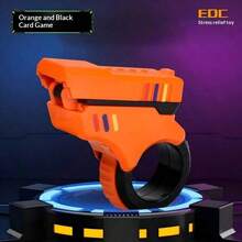 Rotating Ratchet Creative Finger Fidget Ring, Multiple Ways To Play! Rotating Ratchet Produces Crisp Mechanical Sound, Smooth Opening And Closing Operation, Portable Ring Design For Carrying Anywhere, Relieve Stress During Work, Commute, And Class Breaks, Essential Gadget For Toy Enthusiasts. - Multicolor - View 10
