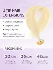 F-Type Natural Black Straight Human Hair Extensions, Invisible Flat Hair Weft, Christmas - S60 - View 8