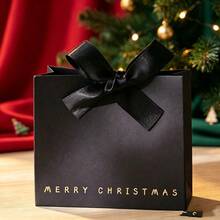 10pcs Premium Merry Christmas Gift Boxes, Multi-Color Decorative Gift Packaging Boxes And Bags For Gifting, Red Green Black White - View 17