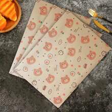 300 Sheets Of 15 * 11 Inch Sandwich Wrapping Paper, Tray Padding Paper, Thick Oil Absorbing Paper, Food Packaging Paper, Baking Paper, Kitchen Supplies, Desktop Decorative Paper, And 200/100/1pc To Choose From - View 4