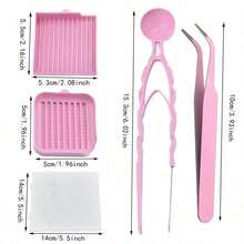 1/3/5pcs Fuse Bead Accessory Set - 2.6mm Sorting Tray Tool, Includes Bead Tray, Bead Pen, Bead Spoon, Tweezers, Bead Board, Alignment Tool, Convenient Spoon, Suitable For Perler/Hama Fuse Beads, Pixel Art, Classroom DIY And Bead Management - Multicolor - View 25
