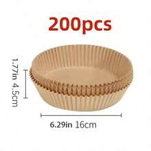 1/50/100/200pcs Square Disposable Air Fryer Liners (6.3 Inch/8 Inch), Paper Air Fryer Liners, Paper Basket Bowls, Baking Trays, Oven Accessories, Baking Tools, Kitchen Gadgets, Kitchen Accessories - Multicolor - View 15