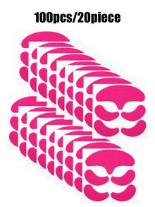 100pcs/50pcs/25pcs/10pcs/6pcs Reusable Forehead Patches Designed For Women, Facial Patch Suitable For Forehead, Apple Cheeks, Face Mask Patch Facial Tool, Skincare Tool Pink Face Patches, - Multicolor - View 11