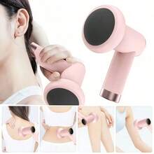 ZM Health Rechargeable Handheld Electric Massager Multi‑Speed Vibration Massage Device, Portable Body Muscle Relax Tool For Neck Shoulder Back Waist Home Daily Fitness Use - Multicolor - View 11