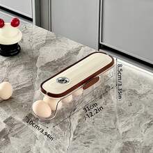 Egg Storage Rack, Refrigerator Egg Holder Box, Egg Basket, Space-Saving, Automatic Egg Rolling Organizer, Large Capacity Egg Dispenser, Suitable For Refrigerator Storage - Multicolor - View 22