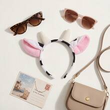 1PC Sexy Fashion Cow Print Headband, Suitable For Masquerade Party, Stage Performance, COS Costume, Halloween, Dress Up - Multicolor - View 5
