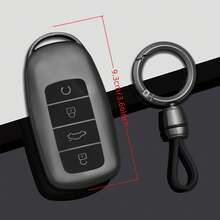 Soft TPU Car Remote Key Shell Compatible With Chery Tigo 7 8 Pro Max Omoda C5 Tigo 7 8 Plus Arrizo 5 Plus Key Fob Protector Accessory Car Accessories Women Keyring - B - View 11