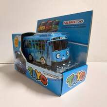 1pc And 4pcs Mini School Bus - Rebound Mini Bus Puzzle Toy Set - Multicolor - View 12
